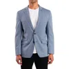 Savile Row Co Navy Check Knit Sport Coat In Navy