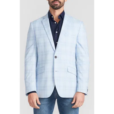 Savile Row Co Plaid Sport Coat In Blue