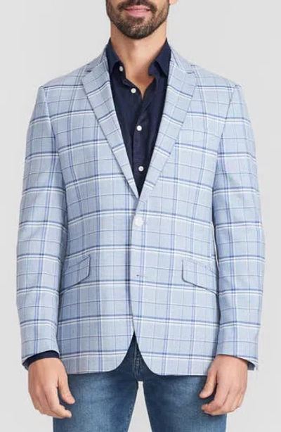 Savile Row Co Plaid Sport Coat In Blue