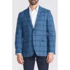Savile Row Co Plaid Sport Coat In Blue