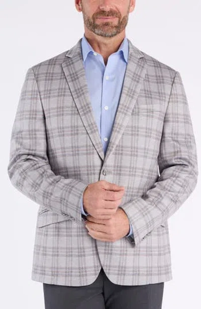 Savile Row Co Plaid Sport Coat In Gray