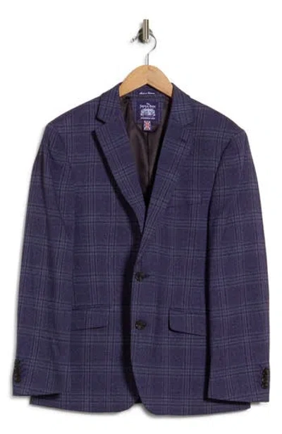 Savile Row Co Plaid Sport Coat In Purple