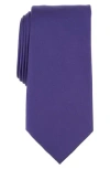 Savile Row Co Solid Satin Tie In Blue