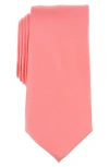 Savile Row Co Solid Satin Tie In Pink
