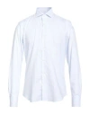 Savile Row Man Shirt Azure Size 16 ½ Cotton In Blue