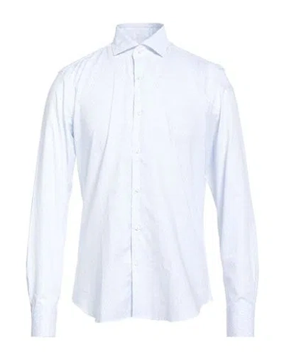 Savile Row Man Shirt Azure Size 16 ½ Cotton In Blue
