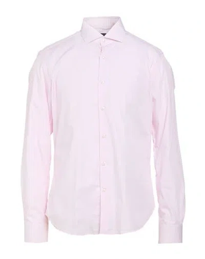 Savile Row Man Shirt Pink Size 16 ½ Cotton