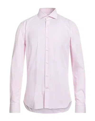 Savile Row Man Shirt Pink Size 17 ½ Cotton