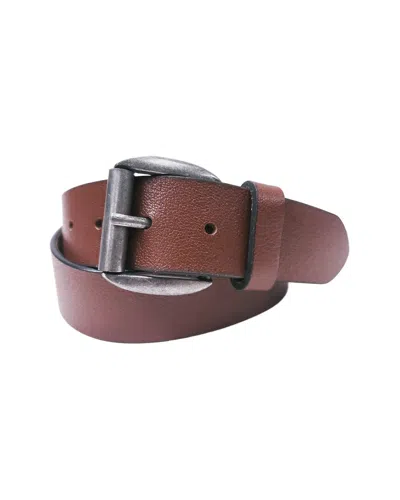 Savile Row Soft Hand Full-grain Leather Belt In Brown