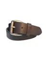 Savile Row Soft Hand Full-grain Leather Belt In Brown