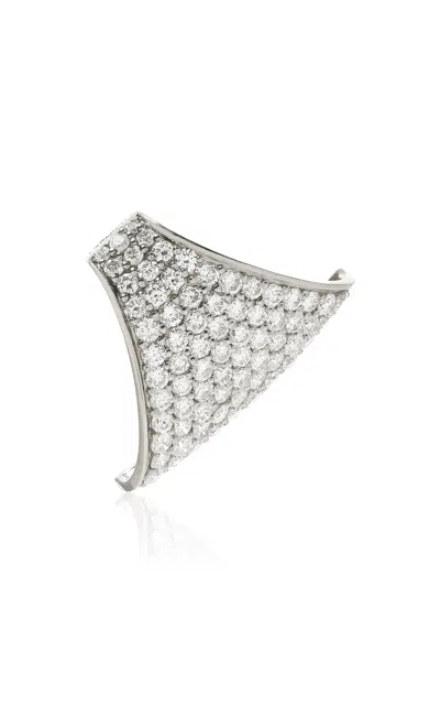Savolinna Jewelry Maxi Ergo 18k White Gold Diamond Ear Cuff