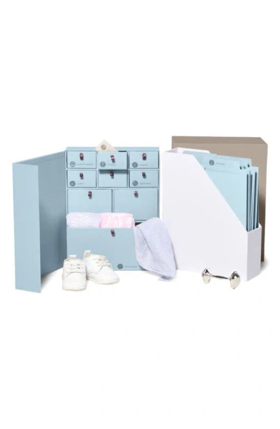 Savor Kids' Baby Deluxe Keepsake Box In Light Blue