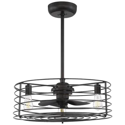 Savoy House 14"  3-light Fan D'lier In Oil Rubbed Bronze In Black