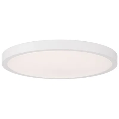 Savoy House 15" Led Flush Mount In White