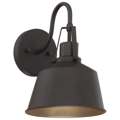 Savoy House 1-light Outdoor Wall Lantern In Oil Rubbed Bronze In Black