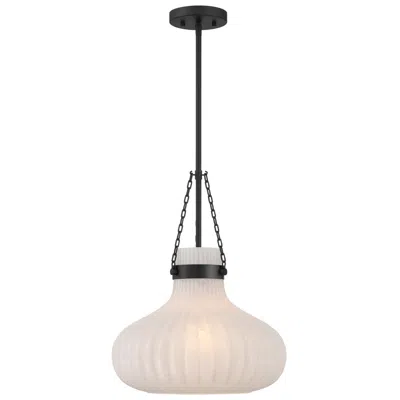 Savoy House 1-light Pendant In Matte Black
