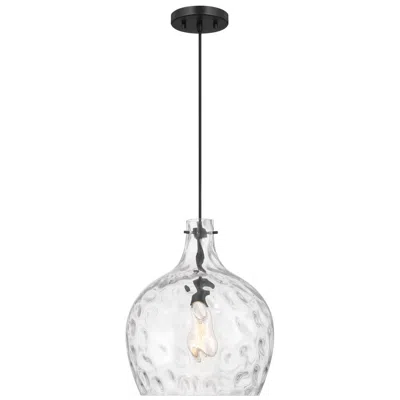 Savoy House 1-light Pendant In Matte Black