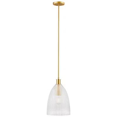 Savoy House 1-light Pendant In Natural Brass In Multi