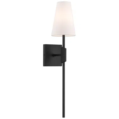 Savoy House 1-light Wall Sconce In Matte Black