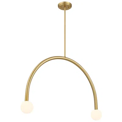 Savoy House 2-light Chandelier In Natural Brass