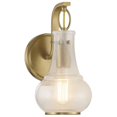 Savoy House Adams 11" High Warm Brass 1-light Wall Sconce