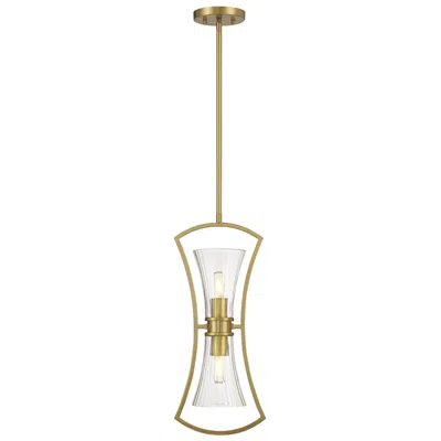 Savoy House Bennington 2-light Pendant In Warm Brass