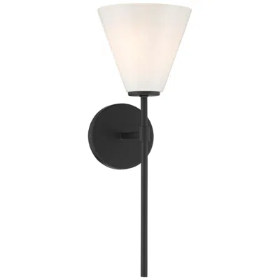 Savoy House Blair 1-light Wall Sconce In Matte Black