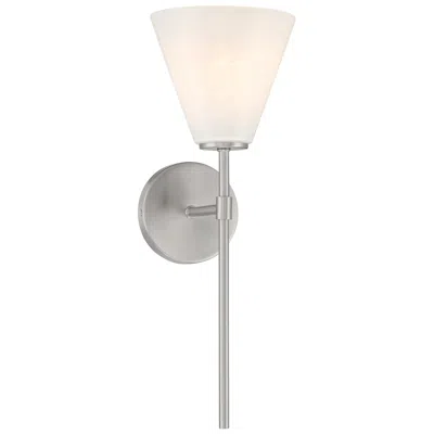 Savoy House Blair 1-light Wall Sconce In Satin Nickel In Multi
