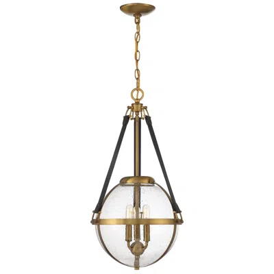 Savoy House Bozeman 14" Wide Warm Brass 3-light Pendant