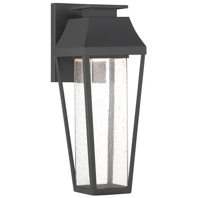 Savoy House Brookline Led Outdoor Dark Sky Wall Lantern In Matte Black