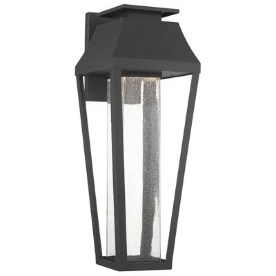 Savoy House Brookline Led Outdoor Dark Sky Wall Lantern In Matte Black