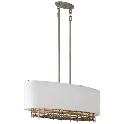 Savoy House Cameo 4-light Linear Chandelier In Campagne Luxe