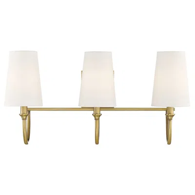 Savoy House Cameron 24" Wide Warm Brass 3-light Bath Light