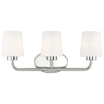 Savoy House Capra 22"w Polished Nickel 3-light Bath Light