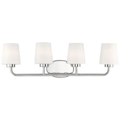 Savoy House Capra 31"w Polished Nickel 4-light Bath Light