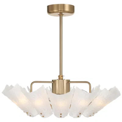 Savoy House Celina 12-light Fan D Lier In Noble Bras In Gold