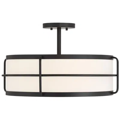 Savoy House Chauncey 4-light Ceiling Light In Matte Black