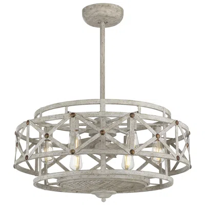 Savoy House Colonade 6-light Fan D'lier In Provence With Gold Accents