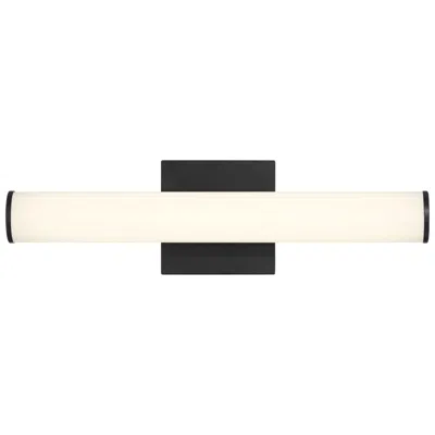 Savoy House Colt 18" Contemporary Led Cylinder Vanity Light In Black