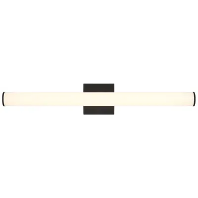 Savoy House Colt 30" Contemporary Led Cylinder Vanity Light In Black