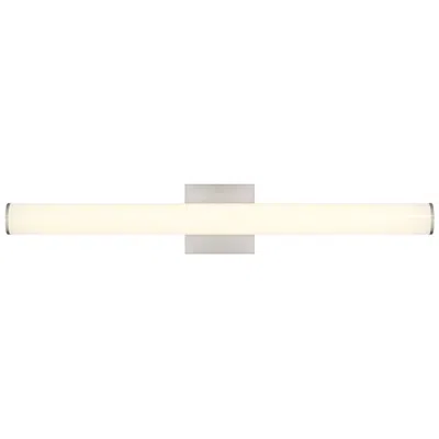 Savoy House Colt 30" Contemporary Led Cylinder Vanity Light In Satin Nickel