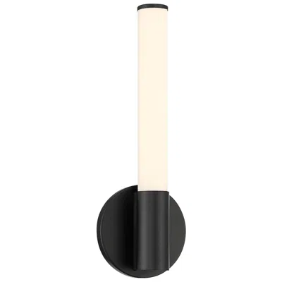 Savoy House Connor 14" Mini Tube Led Cylinder Vanity Light In Black