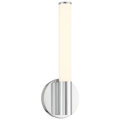 Savoy House Connor 14" Mini Tube Led Cylinder Vanity Light In Chrome