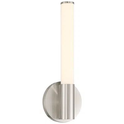 Savoy House Connor 14" Mini Tube Led Cylinder Vanity Light In Satin Nickel