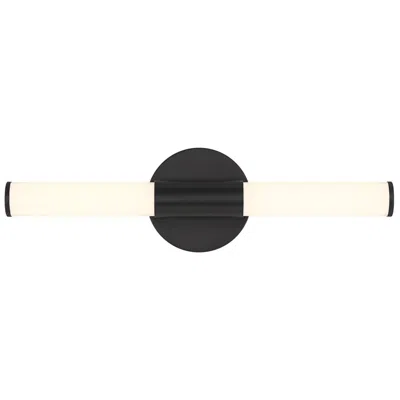 Savoy House Connor 18" Mini Tube Led Cylinder Vanity Light In Black