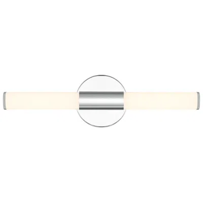 Savoy House Connor 18" Mini Tube Led Cylinder Vanity Light In Chrome