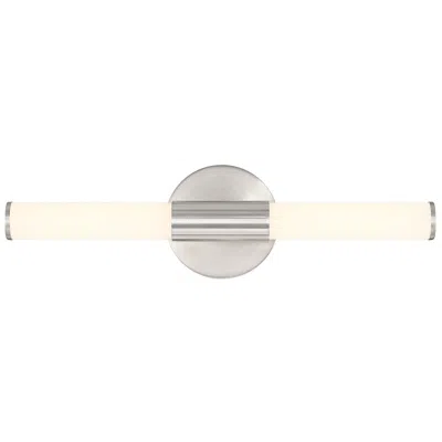 Savoy House Connor 18" Mini Tube Led Cylinder Vanity Light In Satin Nickel