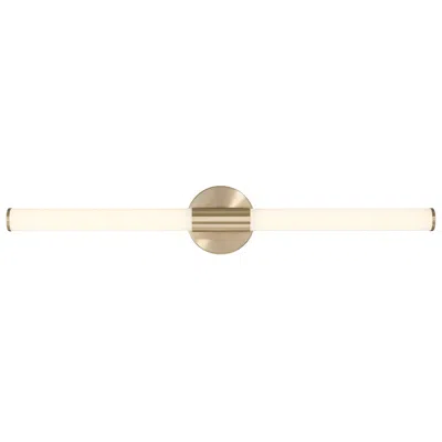 Savoy House Connor 30" Mini Tube Led Cylinder Vanity Light In Brass