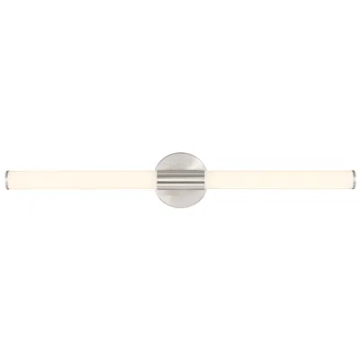 Savoy House Connor 30" Mini Tube Led Cylinder Vanity Light In Satin Nickel