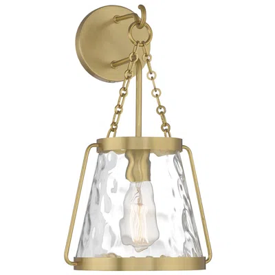 Savoy House Crawford 17 1/4" High Warm Brass Wall Sconce